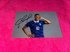 Photo Autograph Dedication kylian m bappe champion football