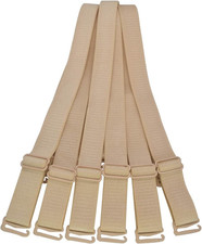 Adjustable Bra Straps Replacement 10/12/15/18/20mm Wide Black White Beige