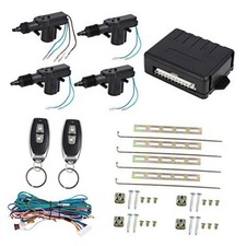 4 Doors Central Lock Locking System Car Keyless Entry Kit with Actuator -