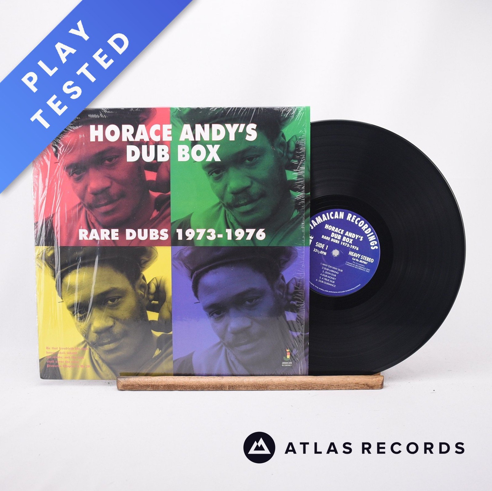 Horace Andy Dub Box - Rare Dubs 1973-1976 LP Vinyl Record JRLP007 - NM/EX