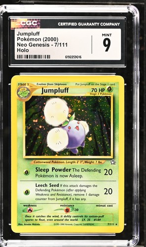 Jumpluff (Unlimited) graded CGC 9 for sale on eBay