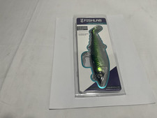 FishLab Soft Green Mack Attack Sinking Swimbait 6.5 Inches Long & Weighs 5.5 Oz