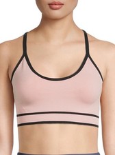 Avia Women's Rose Color Low Support Seamless Cami Sports Bra Size Medium NEW