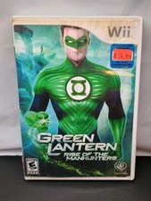 Green Lantern Rise of the Manhunters Wii Game & Case Tested Working WB
