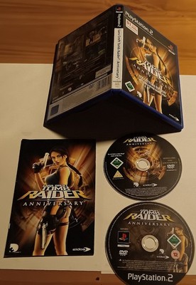 Lara Croft Tomb Raider Anniversary Ps2 CIB Playstation 2 Black Label