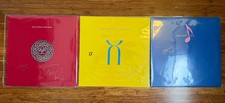King Crimson Vinyl LP Lot of 3 Signed W Ticket Newspaper Cut-Outs Merch Sheet