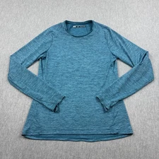 REI CO-OP Shirt Womens Small Blue Active Pursuits Long Sleeve Lightweight Hiking