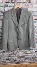 Mario Barutti Men’s Grey Wool Tweed Blazer Jacket Sport Coat Size 50 Carlanda