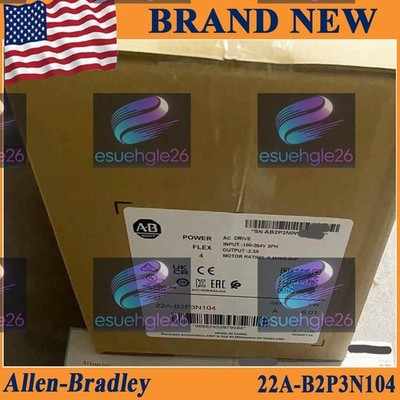 In Stock New PLC AB 22A-B2P3N104 Ser A Powerflex 4 AC Drive