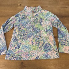 Lilly Pulitzer UPF 50+ Skipper Popover 1/2 Zi...