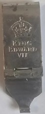 Antique: 1901-1910. British Military Army belt/ strap fitting.  King Edward VII.