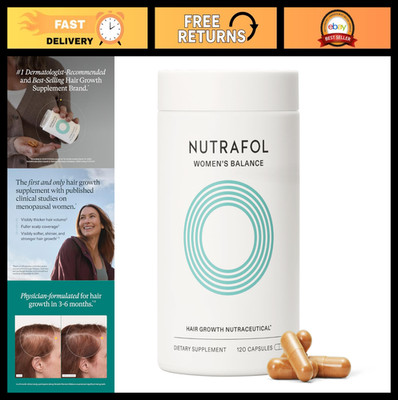 Women's Hair Growth Supplements for Ages 45+, Clinically Proven, Thicker Hair, 1