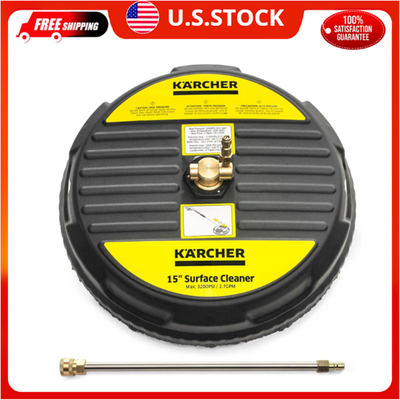 #ad 15quot; Pressure Washer Surface Cleaner Quick Connect 2600–3200 PSI $74.99