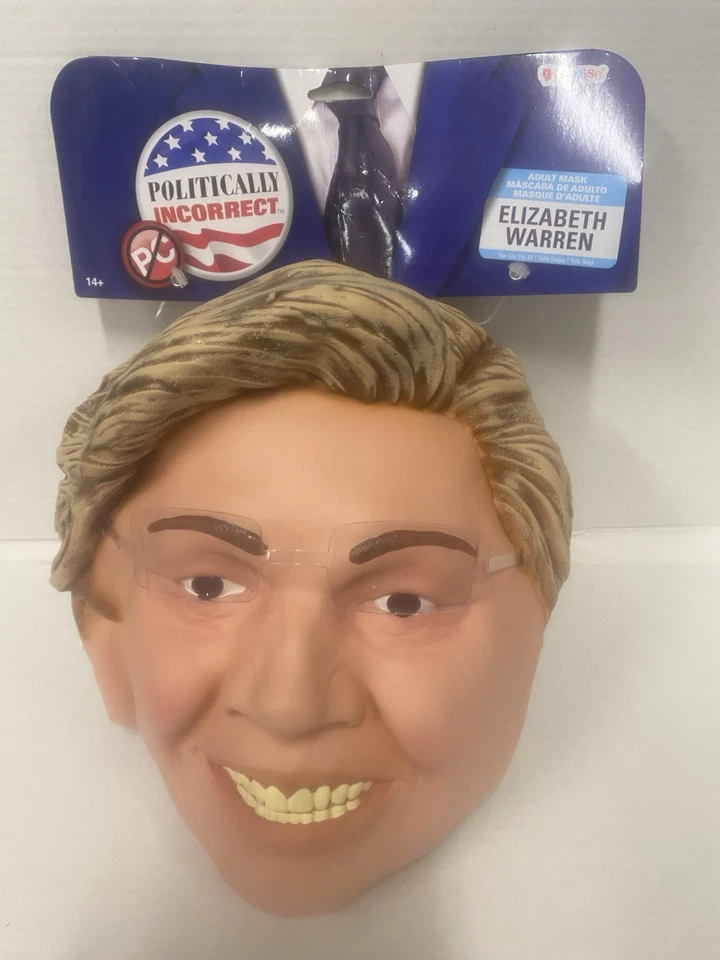 Brand New US Senator Elizabeth Warren Pocahantas Political Humor Deluxe Mask - Image 2 of 4
