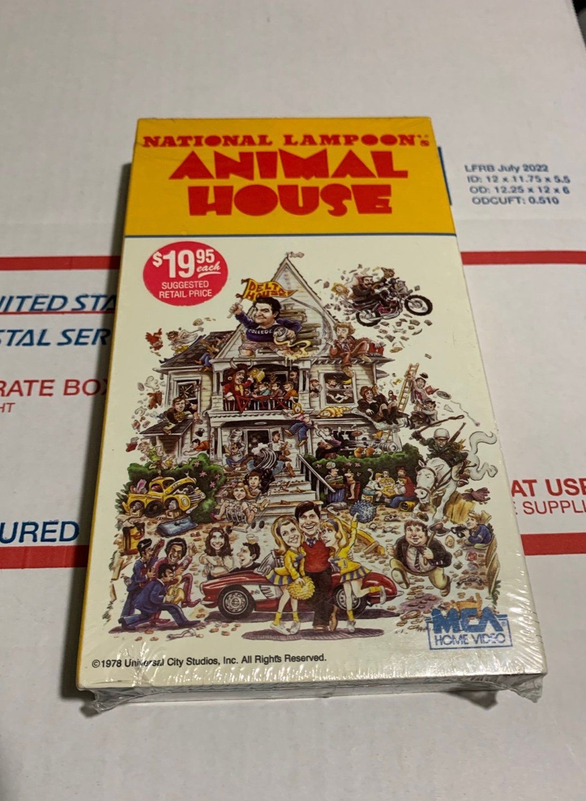 National Lampoon’s Animal House VHS 1978 Original Release MCA SEALED NEW Waterma