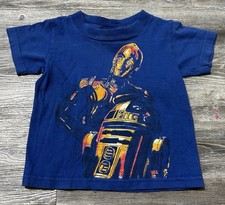 Vintage Changes C-3PO R2-D2 Star Wars Graphic Kids T-Shirt Solid Blue