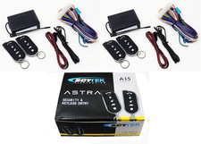 A15 Keyless Entry Car Alarm Security System, 2 Key Fob 2 Door Locks