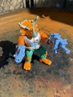 Vintage 1990 TMNT Triceraton Figure Complete w/ Weapons Playmates Mirage Studios