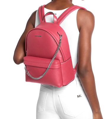 Michael Kors Slater Medium Signature Logo Backpack Hibiscus