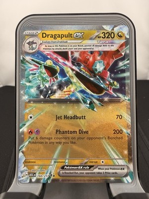 2026 Mega Evolutions Ascended Heroes Dragapult Ex 160/217 Double Rare