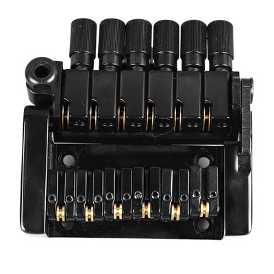 Headless Guitar Bridge Set Tailpiece Roller Nut Tremolo Rocker Electric Repl BAK