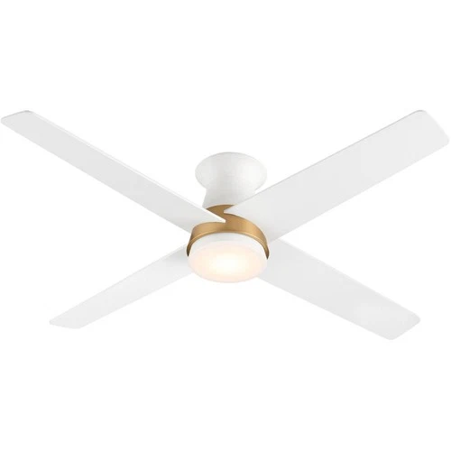 Cyan Design 11983 Santa Ana Indoor Ceiling Fan Studio White and Aged Brass - Picture 2 of 4