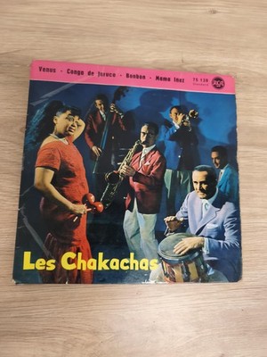 Vinyl 45 Runden Les Chakachas Venus Conga von Jaruco Bonbon Mama Inez RCA Tasche