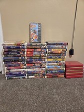 Huge Collection of DISNEY VHS TAPES  Lot of 48 TOTAL Tapes. All Clamshell  