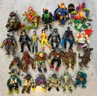 Lot of 23 Vintage 1980s-1990s TMNT Teenage Mutant Ninja Turtles Action Figures