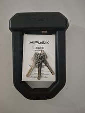 Hiplok D1000 Anti Winkelschleifer Motorrad Fahrrad E-Bike D Schloss - Schwarz
