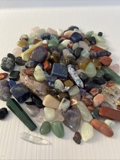 1lb Mixed Lot Polished Rocks Natural Stones Gems Minerals Small Assorted Shapes