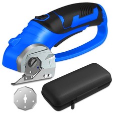 Cordless Electric Scissors, 4V Box Cutter  Cardboard Cutter with 2 Titanium ...