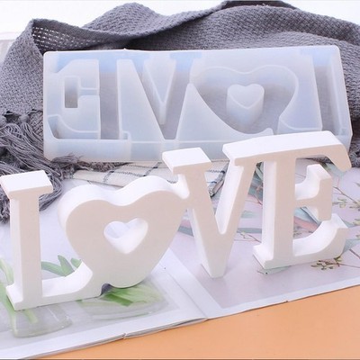 LIEBE Harz Casting Mold Silikon Schmuck Machen Epoxy Mould Handwerk DIY