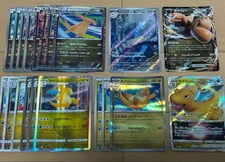 Pokémon Card Kairyu, Hakuryu, Miniryu Evolution Line Japanese Used Set