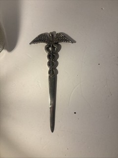 Vintage Medical Pfizer Letter Opener Desk Advertising Rondomycin Methcycline