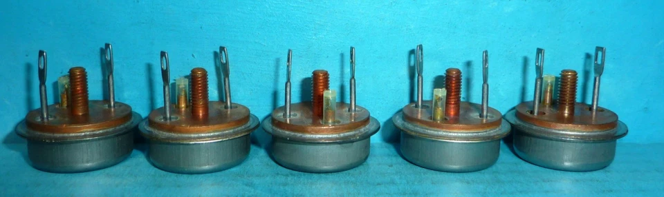 GM Delco 2N441 PNP Power Transistors 5pcs NOS - Image 2 of 3
