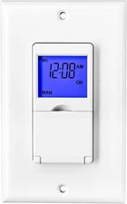 7 Day Programmable Astronomical Timer Switch for Lights, Sunrise Sunset Programm