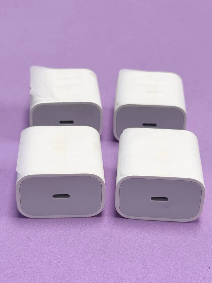 4PCS Original Apple Official 20W USB-C Wall Charger Power Adapters Brick - A2305 - Image 3 of 4