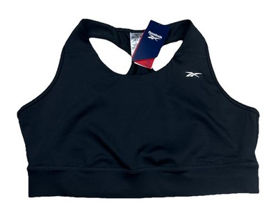 NEW Reebok Plus Size 2X / 18-20W Racerback Sports Bra Women's Unpadded Speedwick