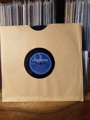 Paula Watson 78 RPM Supreme Record (Hidin  In The Sticks / Of All Things) IS18-A