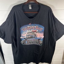 Tampa Bay LV Fire The Cannons T Shirt Mens 4XL Black Super Bowl 2021 Buccaneers