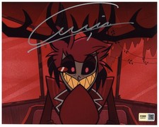 Amir Talai Signed 8x10 Photo Hazbin Hotel Alastor The Radio Demon Zobie COA
