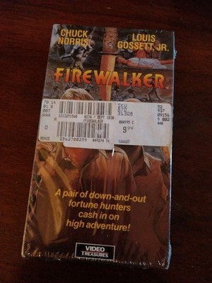 ''FIREWALKER'' (Action) VHS Movie, (Chuck Norris, Lou Gossett, Jr.), NEW! SEALED!