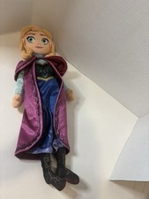 Disney Store Frozen Anna Plush Exclusive Doll Stuffed Toy 18  Soft Girl Original