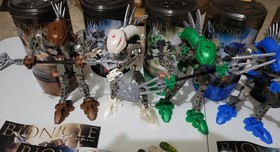 Bionicle Rahkshi Complete Set with Manuals Canisters 8587 - 8592