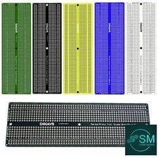 1PC 157x51mm Double Sided FR4 Breadboard Prototype PCB Solder Board All Colours