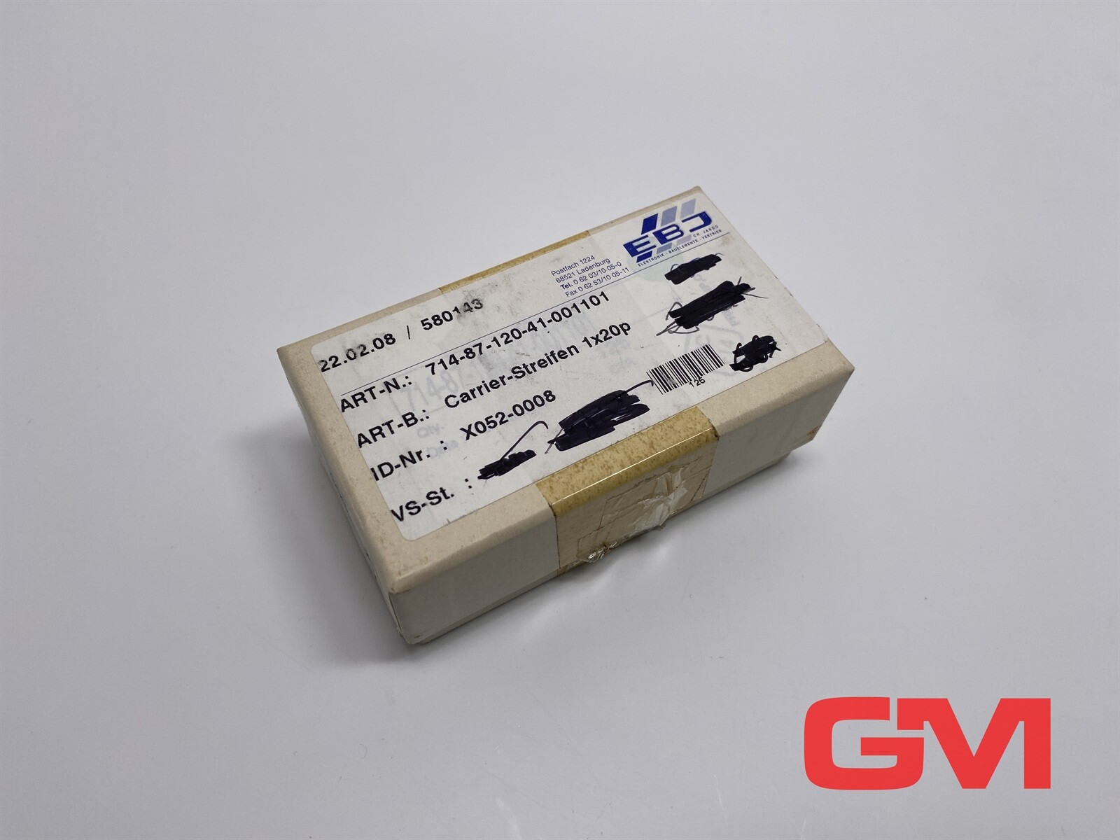 VE 62X Preci-Dip EBO Carrier Strips 1X20P 714-87-120-41-001101 PCB Connector