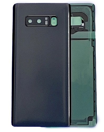 Akkudeckel Backcover Gehäuse Rückseite Kleber f Samsung Galaxy Note 8 N950 schw. - Zdjęcie 3 z 5