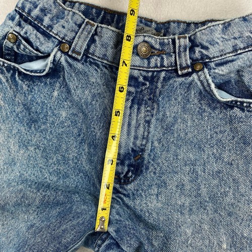 Vintage Levis Jeans Youth 10 Acid Wash Tapered Leg Silver Tab Distressed USA 90s - Picture 8 of 16