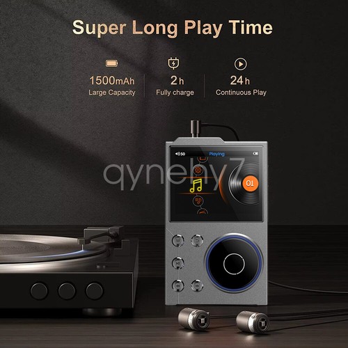 Reproductor de MP3 Bluetooth de Alta Resolución DSD DAC Audio Soporte 128GB/256G Tarjeta TF Reino Unido - Imagen 57 de 121